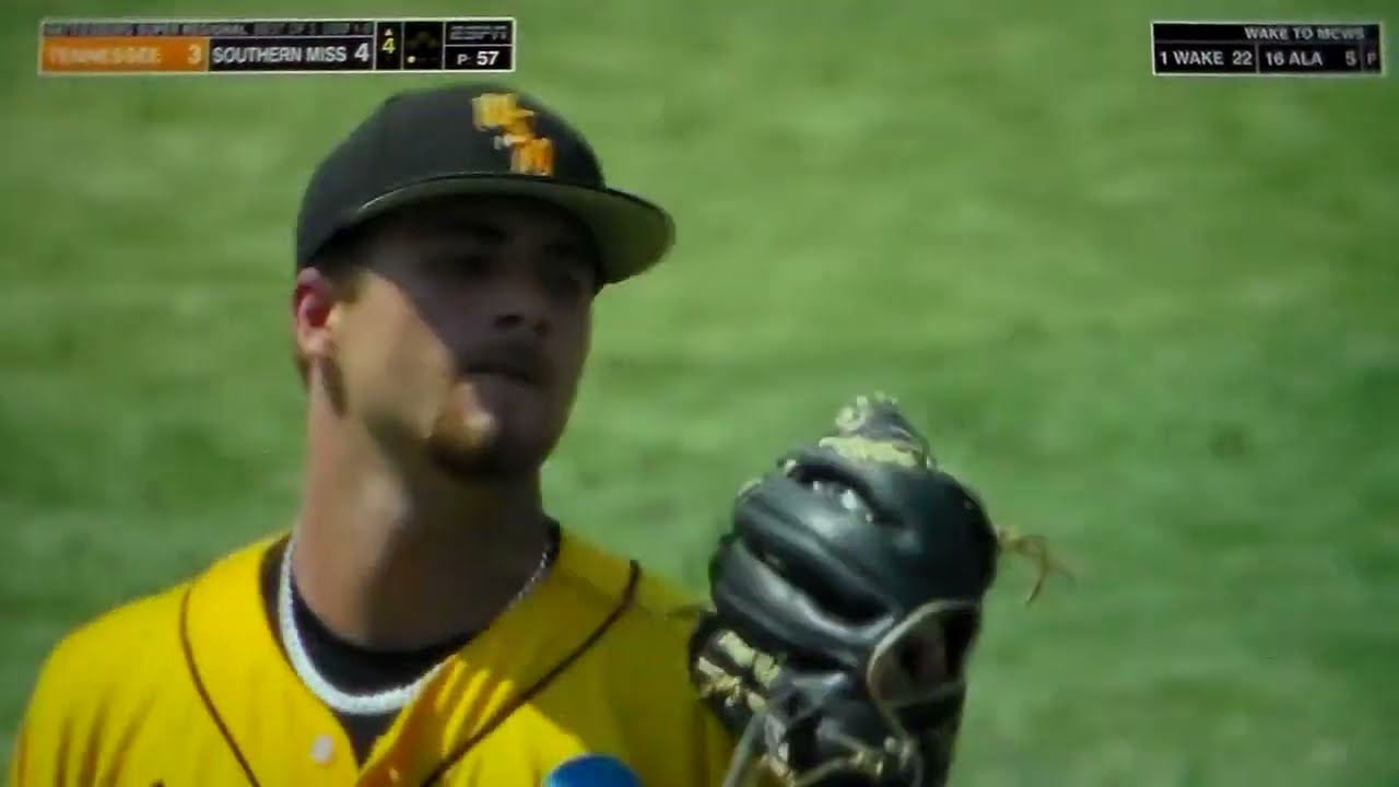 Tennessee's Blake Burke blasts big 479 ft home run vs. Southern Miss in Hattiesburg regional