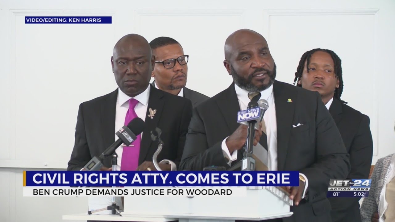 Civil rights attorney Ben Crump speaks on shooting death of Marchello Woodard