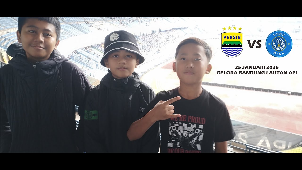 Match Pertama #persib  Bandung di putaran kedua Musim 2025/2026, Melawan #PSBS Biak
