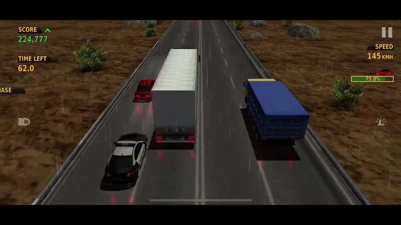 Traffic Racer Police chase high score 464k
