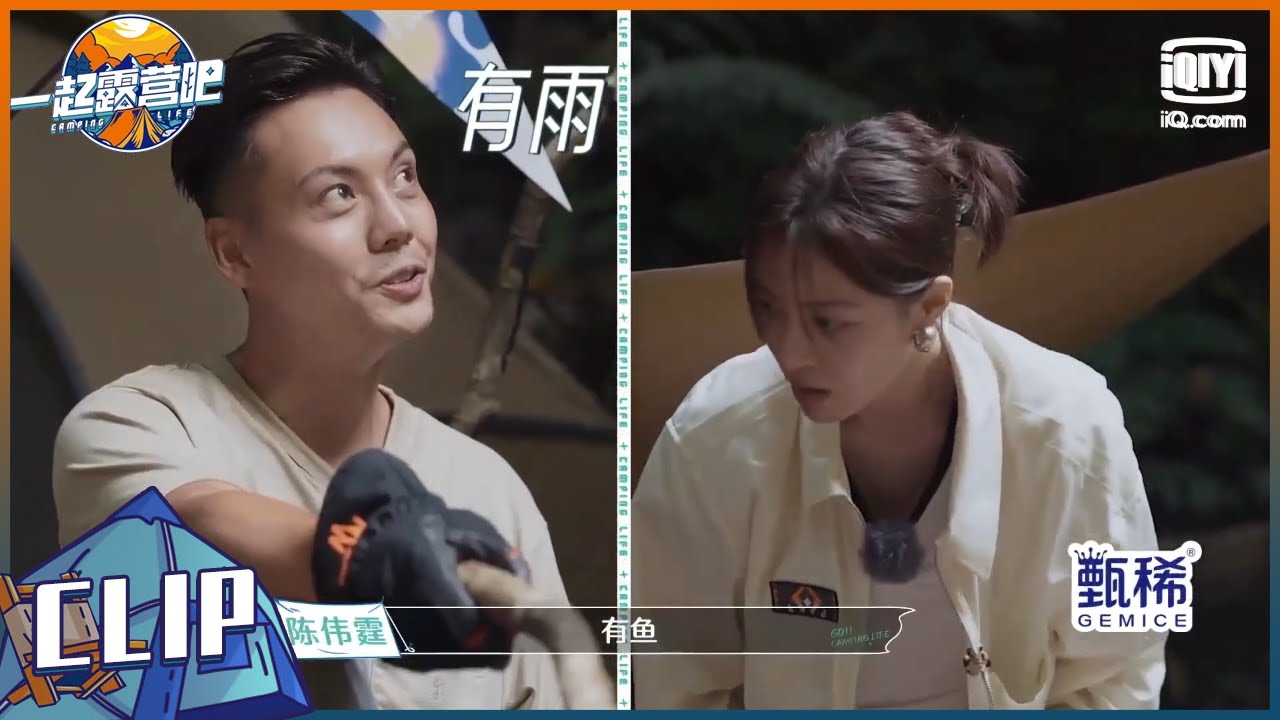 陈伟霆突然说土味情话搞懵钟楚曦 两人借机互夸简直不要太逗 一起露营吧 EP5 花絮 |  CAMPING LIFE | iQiyi综艺