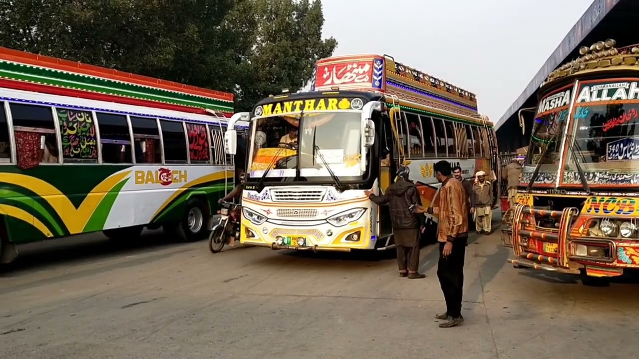 Pakistan's most popular bus service|🚌| Manthar bus service||Manthar bus 5|Faisal abad to Sadiq Abad