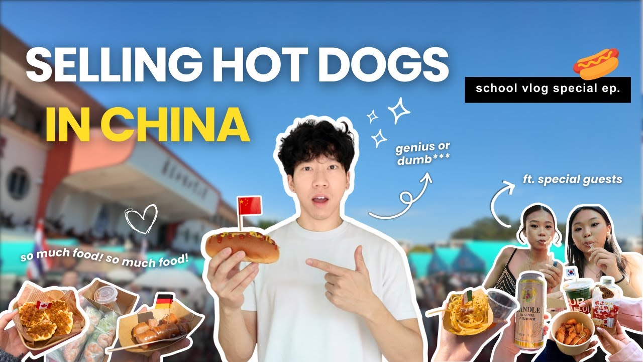 Фестиваль в китайском университете 🇨🇳 | Международные продуктовые киоски и студенческая жизнь