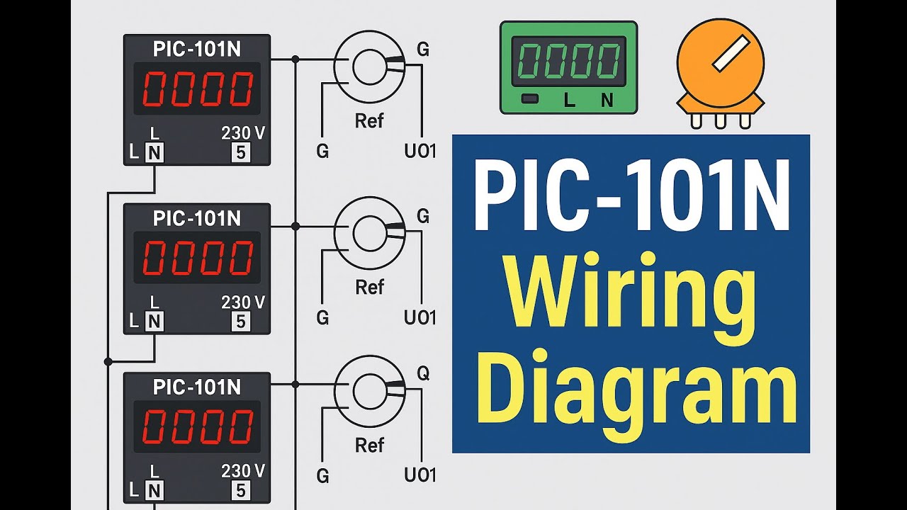 How to Wire 4 PIC-101N Meters with Potentiometers | RPM Display Tutorial (Beginner-Friendly)
