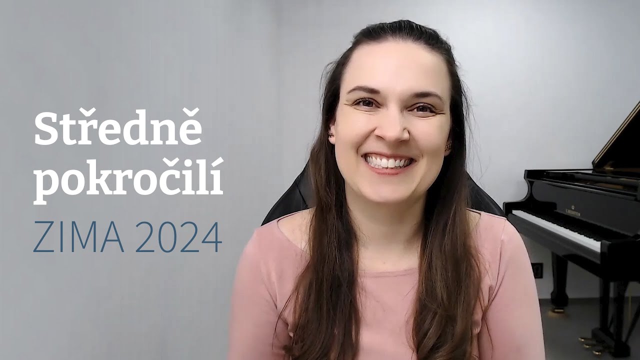 Zimní klavírní recitál studentů 2. ročníku kurzu pro středně pokročilé 2023/2024