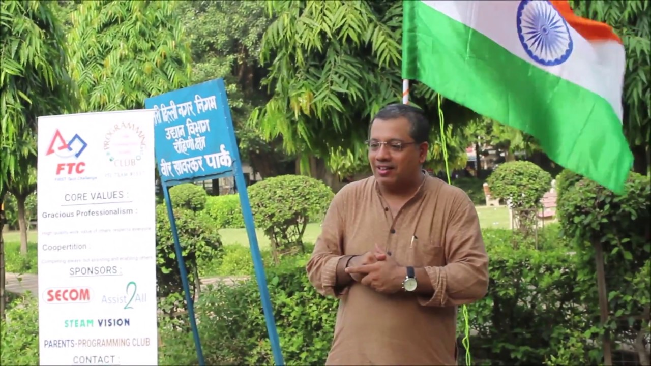 Mr. Naresh Priyadarshi - Our Chief Guest on Independence Day Celebration inspiring us