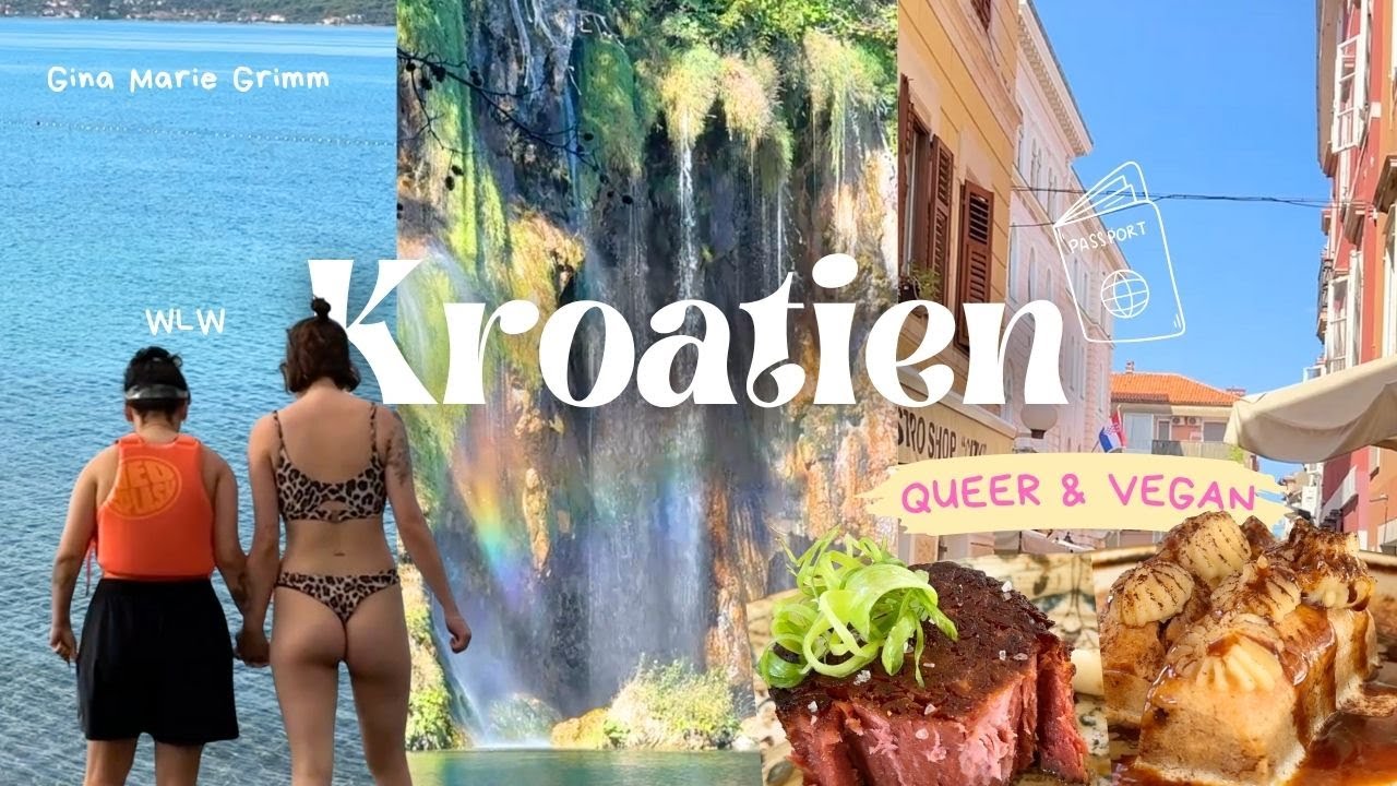 WLW Couple - realistischer Urlaubs VLOG Kroatien - Vegan 🌱schönster Ort der Welt ? 🌈