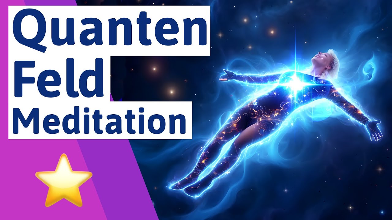 💜 Verbinde Dich mit der Energie - Quantenfeld Meditation auf deutsch: Trete in eine neue Realit&auml;t !