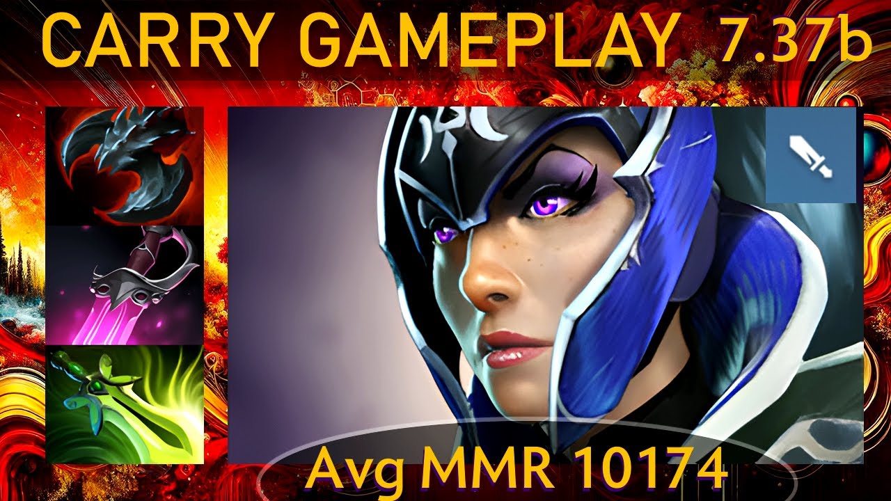 ⭐ 7.37b Luna |K+A-D - 24 KP - 64%| Carry Gameplay - Dota 2 Top MMR