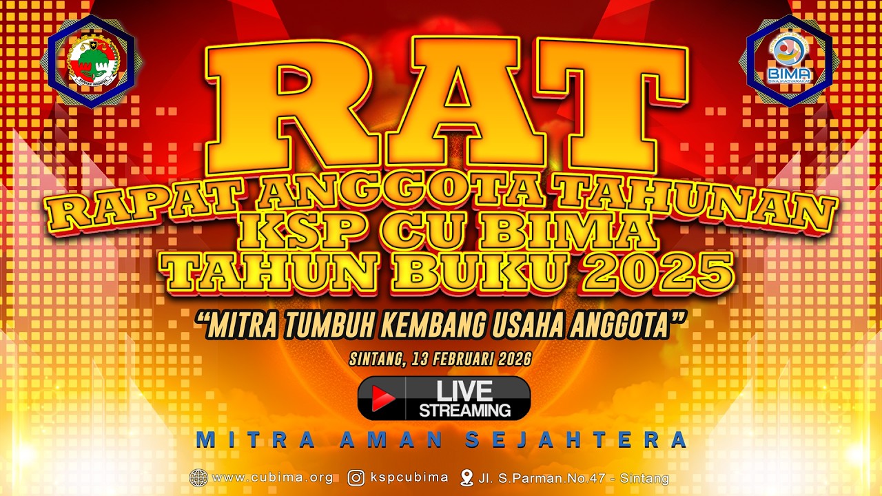 LIVE | RAT KSP CU BIMA TAHUN BUKU 2025