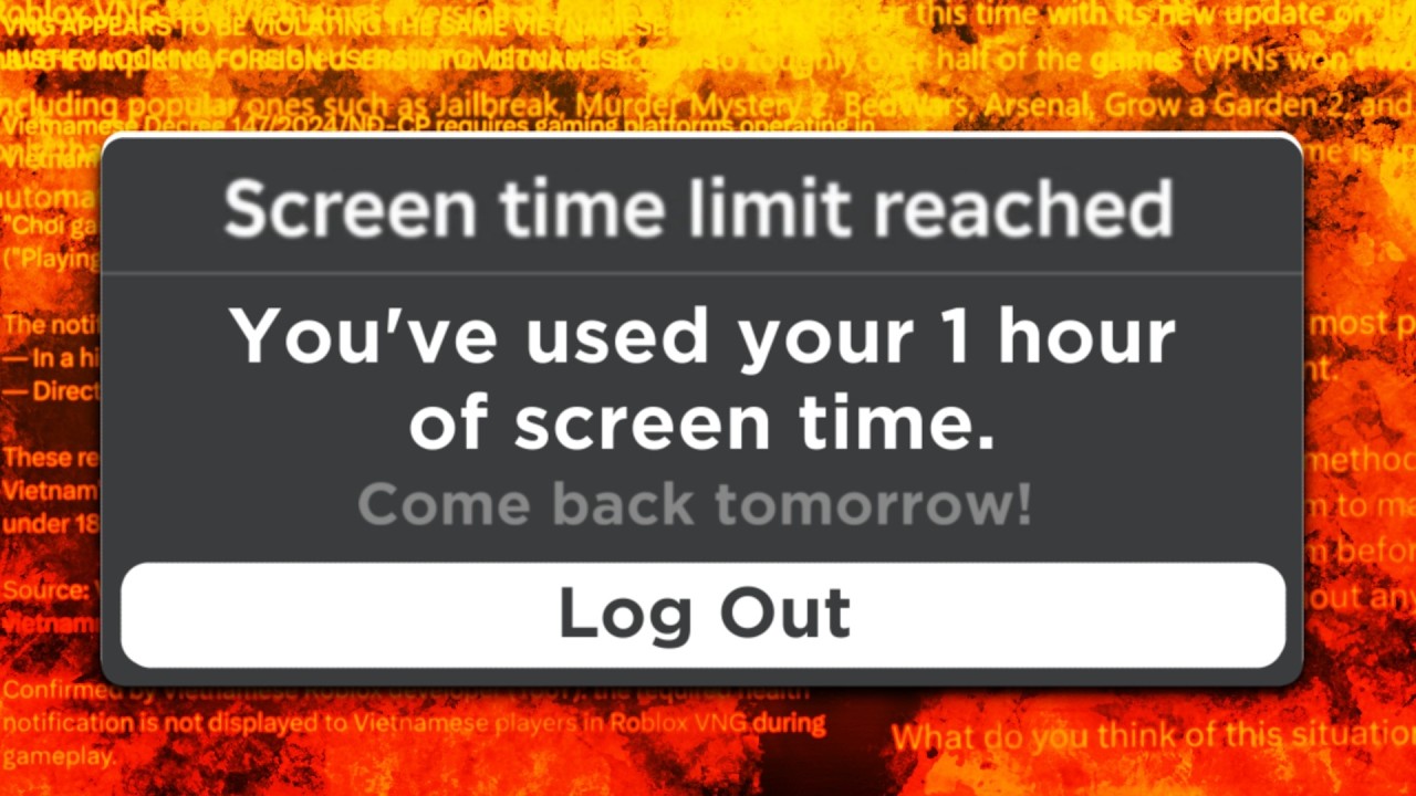 Roblox Had To Add a Time Limit...