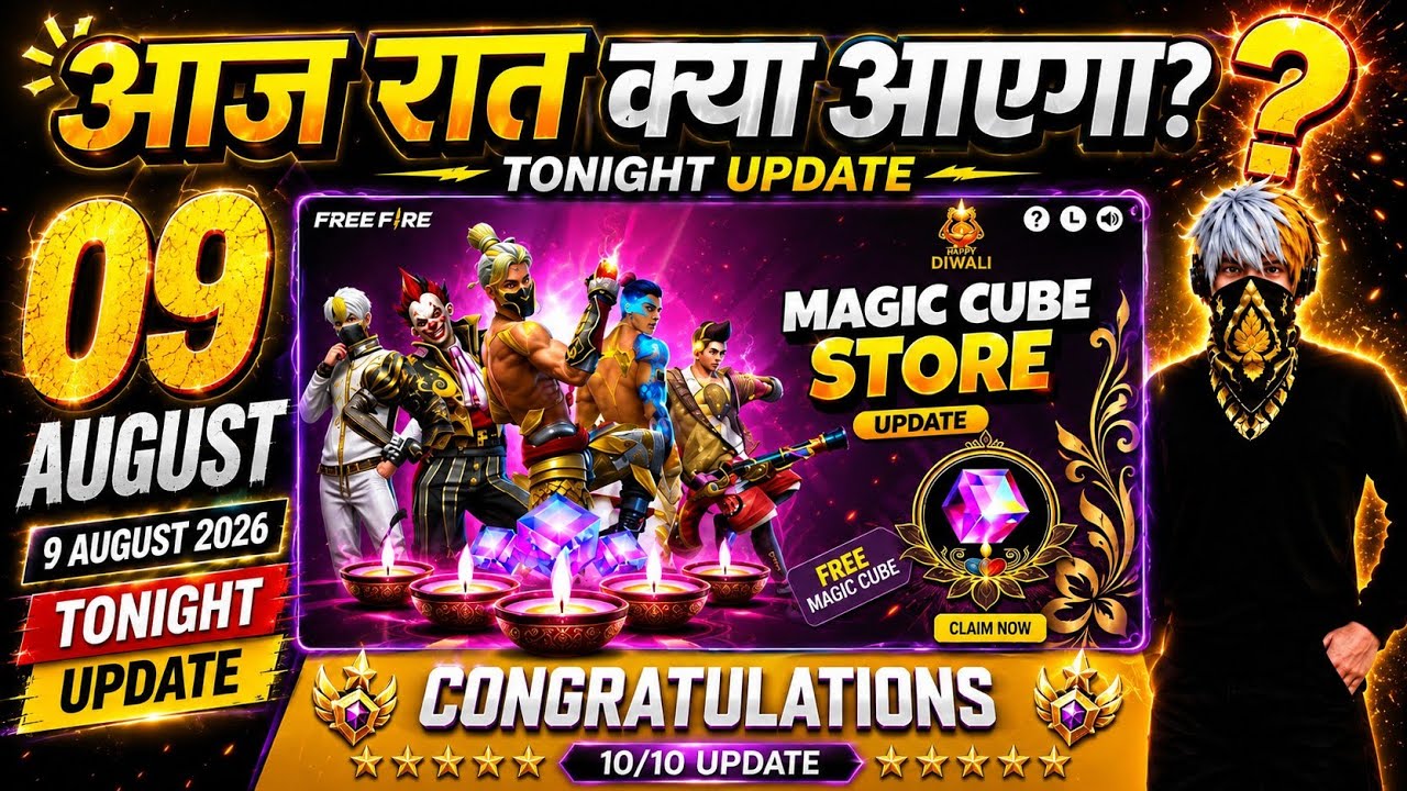 AUGUST 9 TONIGHT UPDATE 2026 😱 | UPCOMING EVENT IN FREE FIRE | FREE FIRE NEW EVENT | FF NEW EVENT