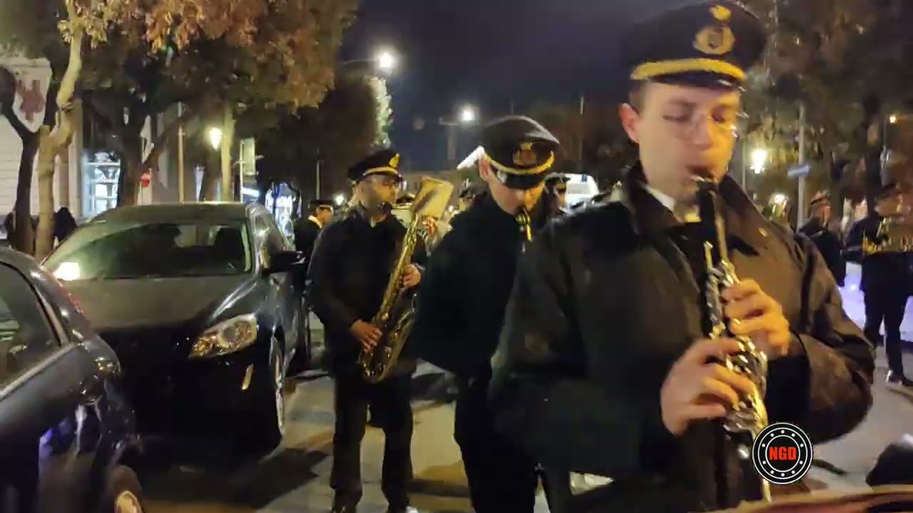Marcia Funebre Sepolcri Banda Filarmonica Bitontina 22/3/24 Bari Processione Addolorata