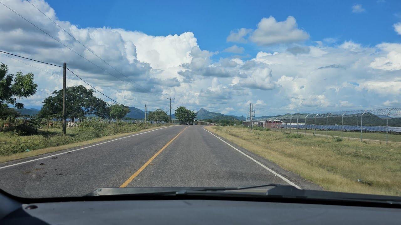 viajando desde el chilcal,  hasta desvio la llave, pasando por agua fría, Nacaome Valle Honduras