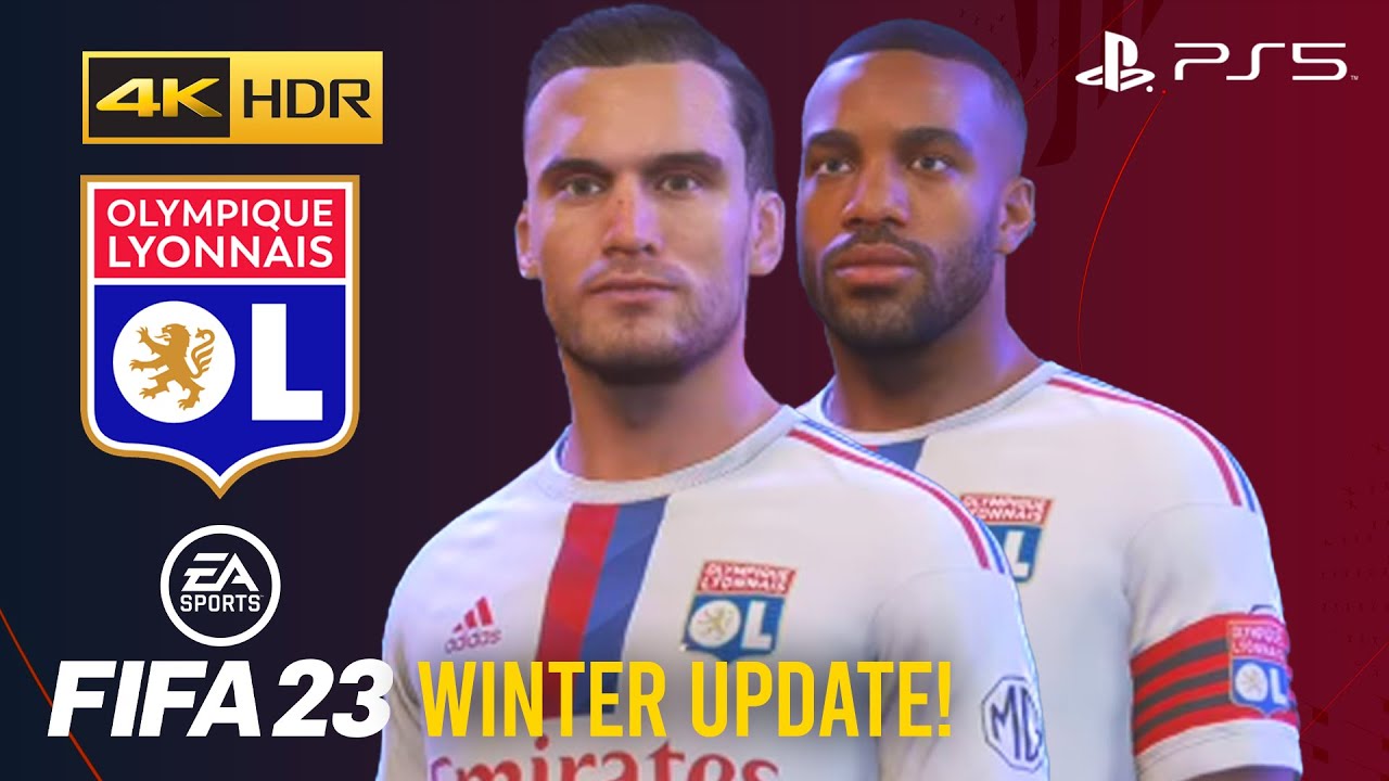 FIFA 23 PS5 - *WINTER UPDATE* - OLYMPIQUE LYON - PLAYER FACES AND RATINGS