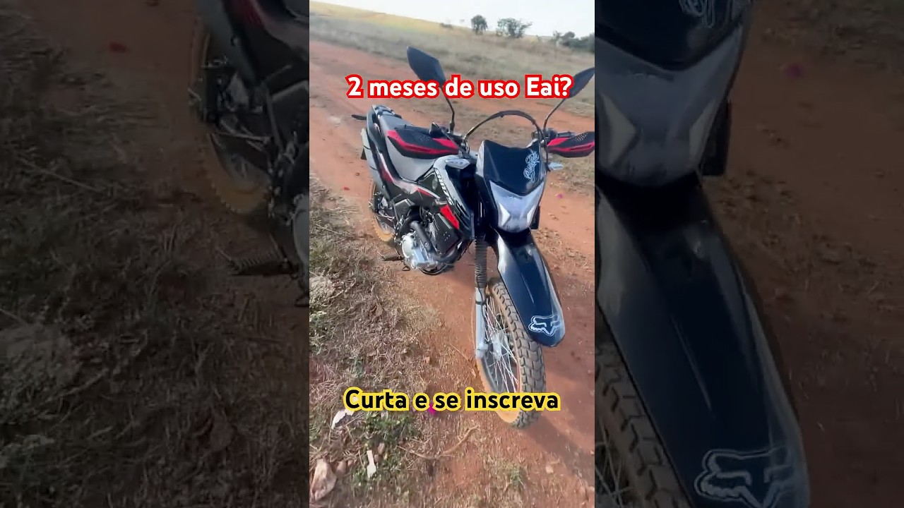 Shi 175 ap&oacute;s 2 meses de uso eai? Ser&aacute; que t&aacute; inteira? #moto #motonova #shineray #motovlog #shi175