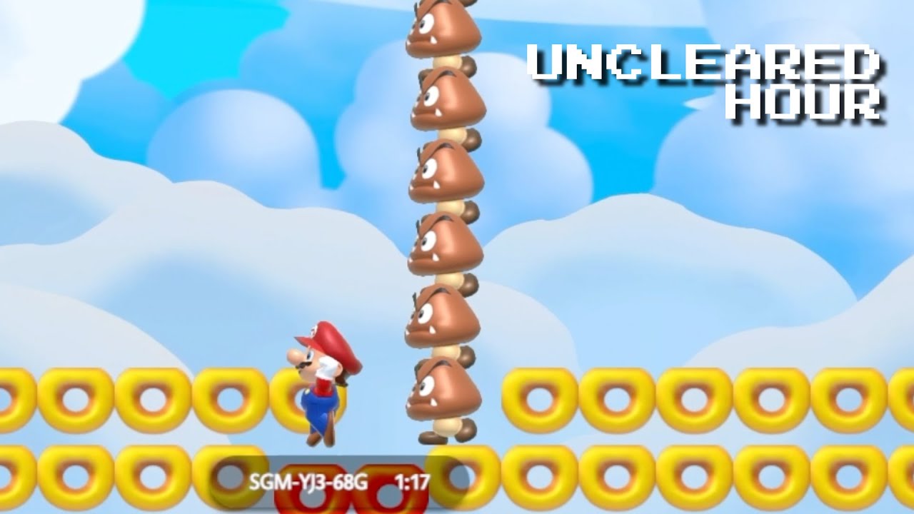 Uncleared Hour: Just Don't Mind the Floor Here (Mario Maker 2)