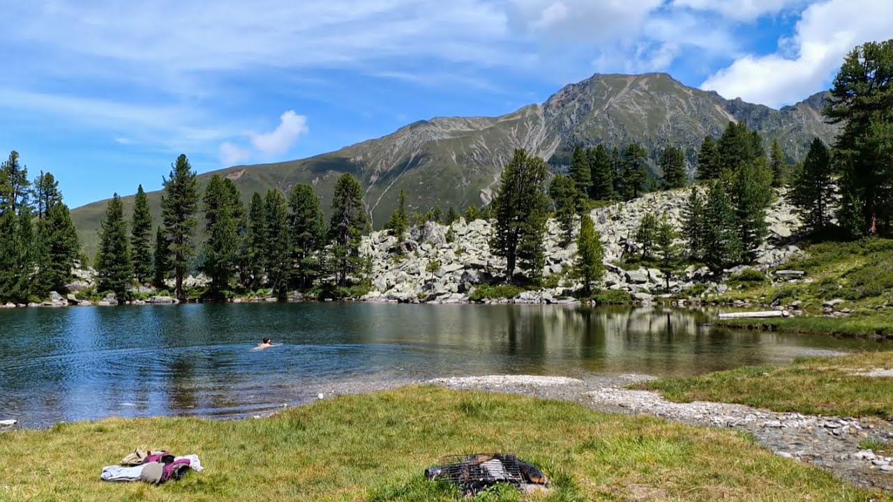 Hiking in the Austrian Alps in Tyrol