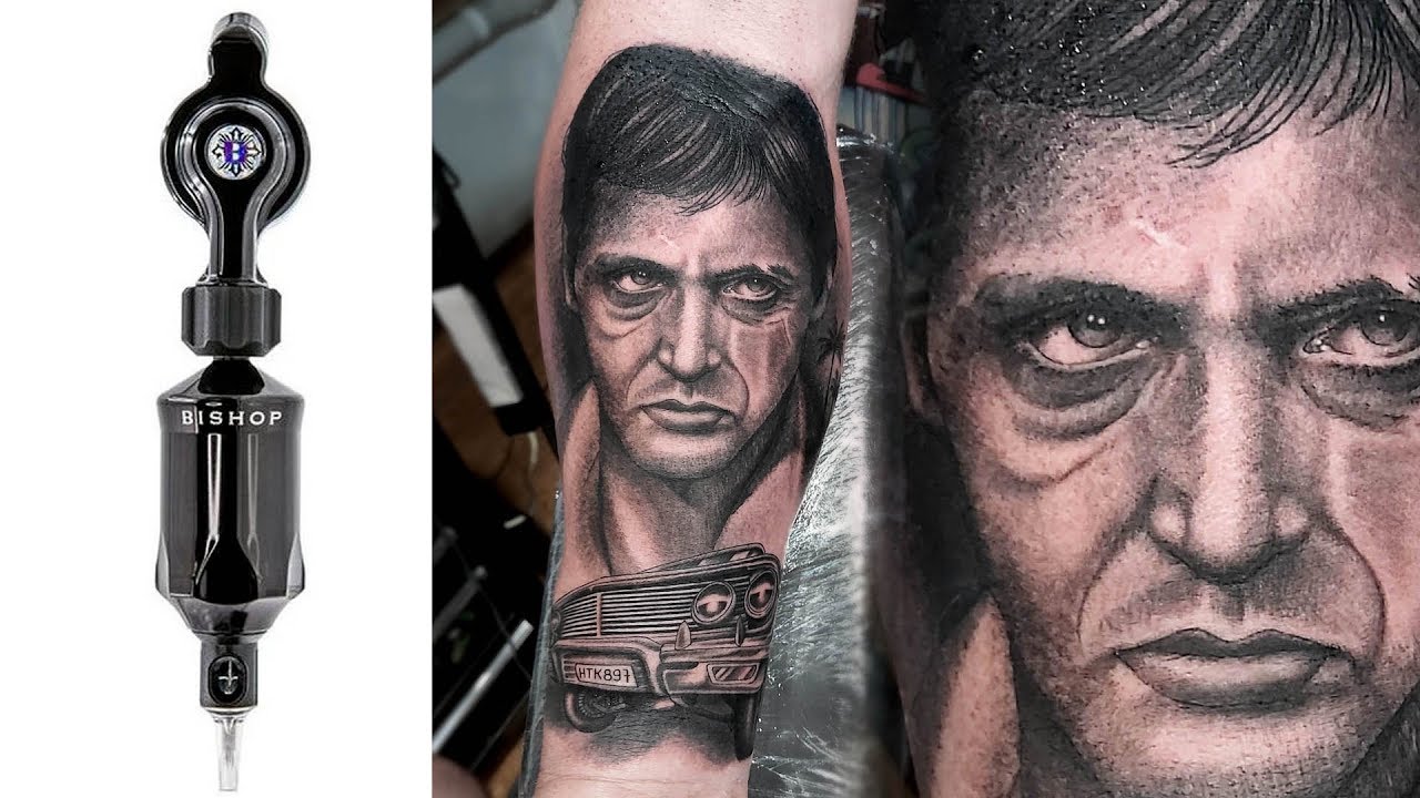 Scarface 30mins tattoo timelapse by YO
