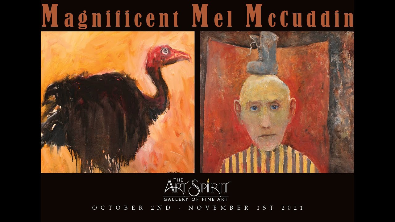 The Magnificent Mel McCuddin October 2021 hanging
