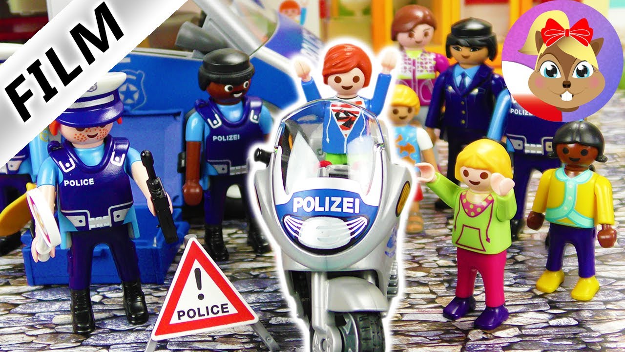 Playmobil Film Polski - DZIEŃ POLICJANTA W PRZEDSZKOLU! JULIAN ZNÓW ARESZTOWANY??