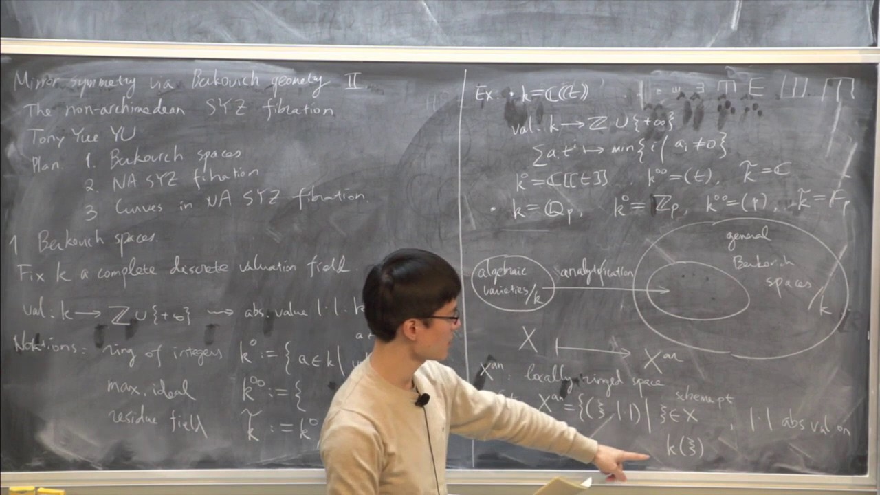 Mirror symmetry via Berkovich geometry II: the non-archimedean SYZ fibration - Tony Yue Yu