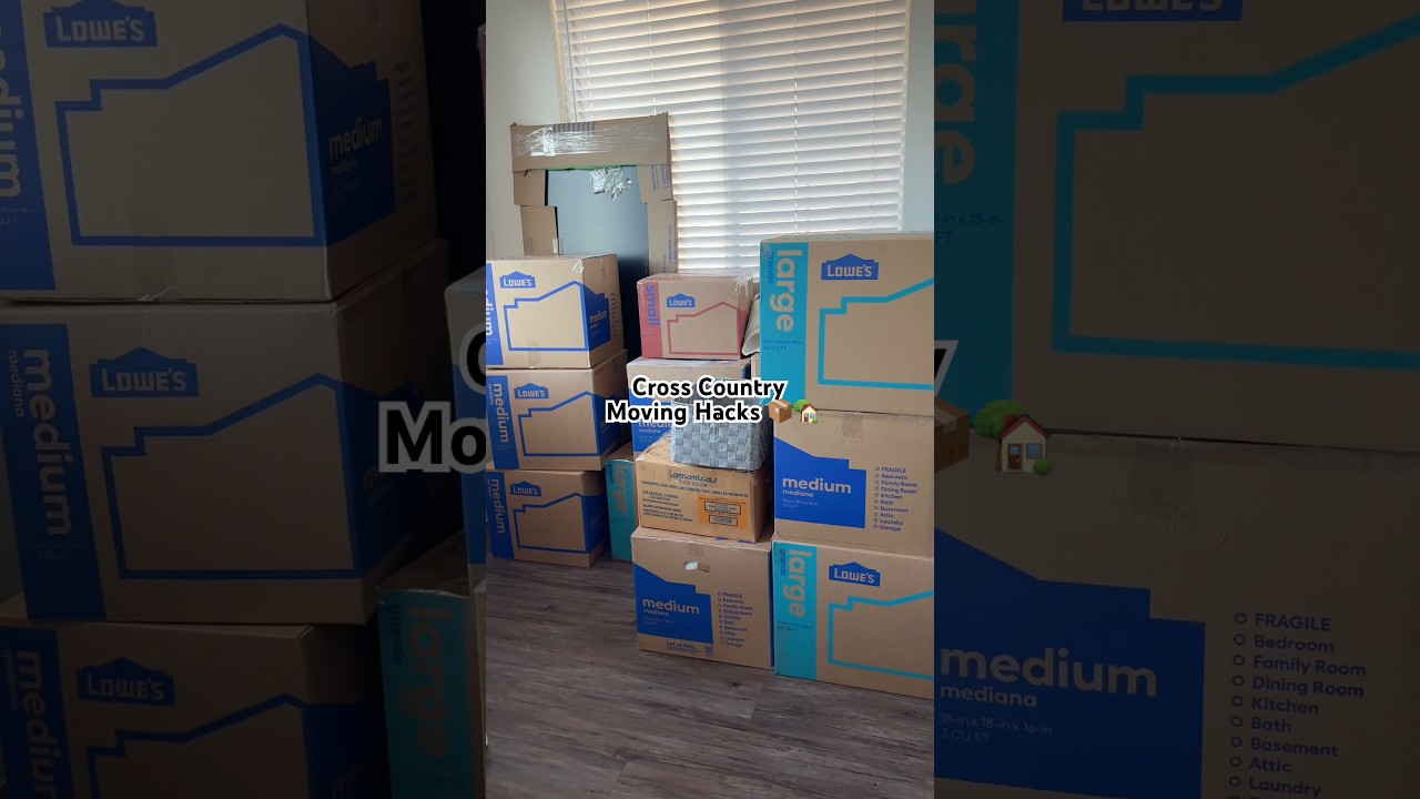 Cross country moving hacks YOU NEED 📦🏡! #moving #crosscountrymove #westvirginia #dayinmylife
