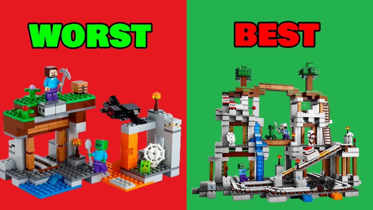 RANKING The BEST Lego Minecraft Cave Sets! *TOP 10*