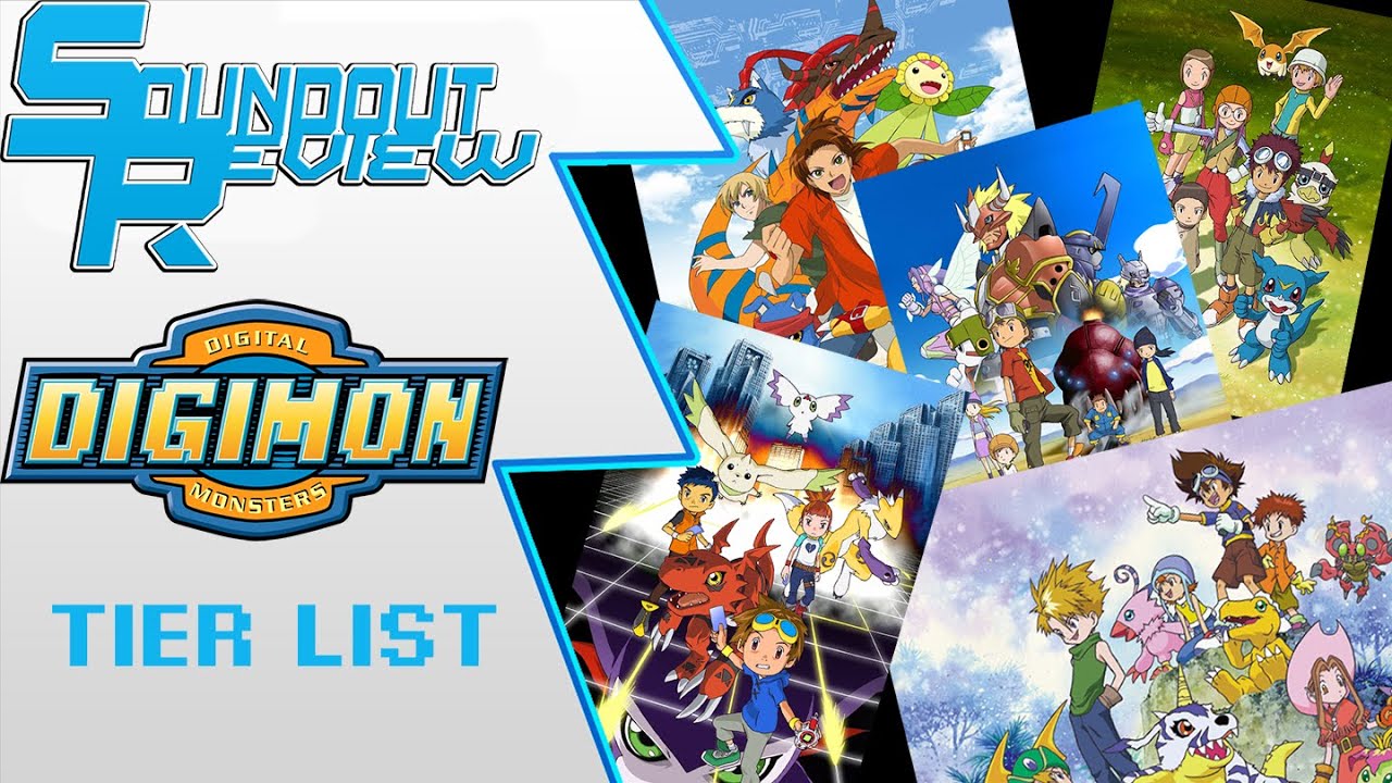 Soundout's Digimon Anime Tier List!