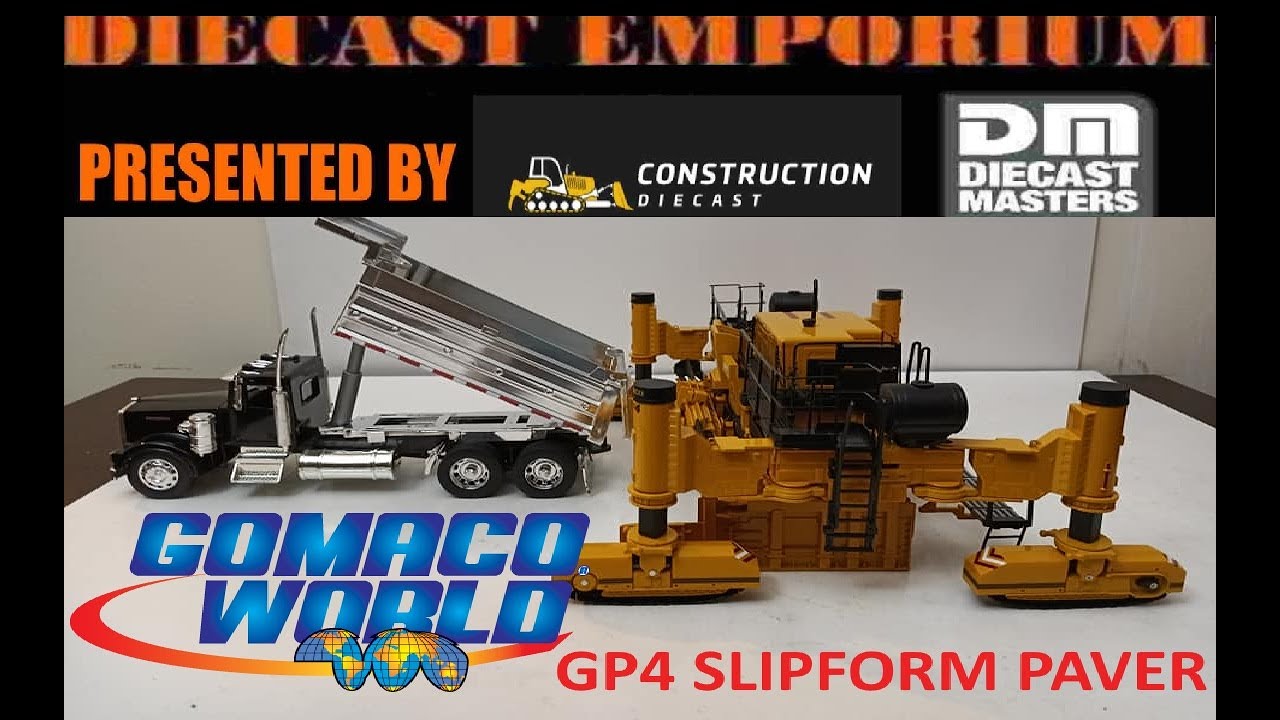 Diecast Masters GOMACO GP4 Slipform Paver
