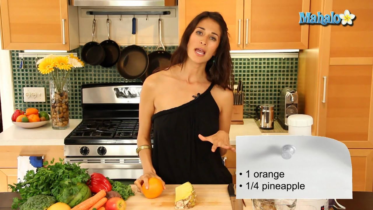 How to Make Orange Pineapple Juice