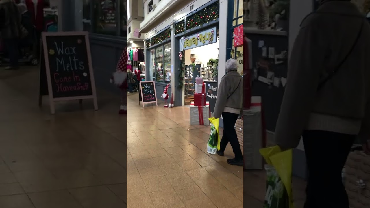 Walk through Grainger Market Newcastle 