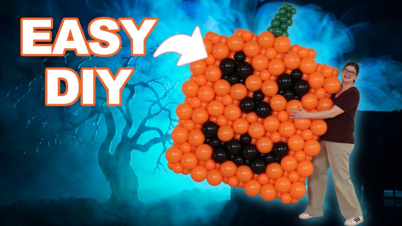 How I Made a Giant Balloon Pumpkin!