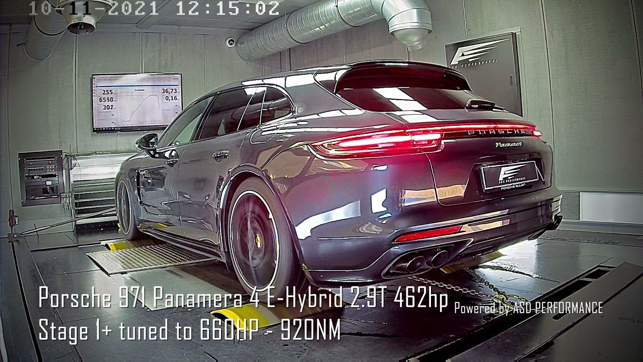 Porsche 971 Panamera 4 E-Hybrid 462hp -  STAGE 1+ tuned to 660HP-920NM - Powered by ASD PERFORMANCE