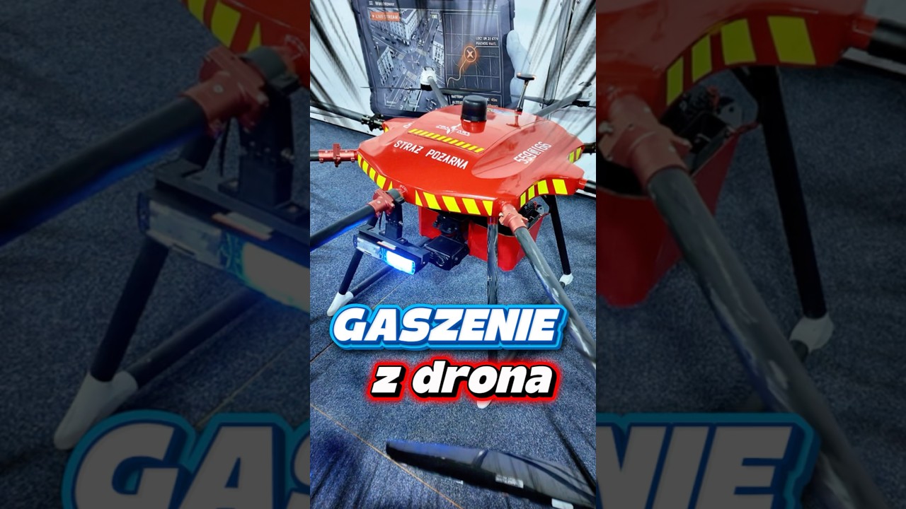🚁🔥Ten dron może gasić ogień🚁🔥