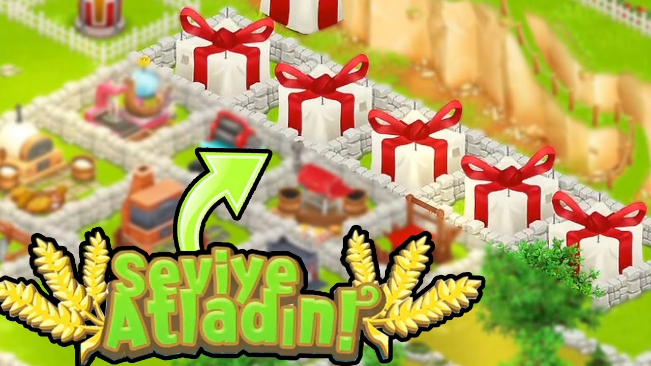 REKOR! 6 HEDİYE BİRDEN AÇTIM ve SEVİYE ATLADIM !!! - Hay Day