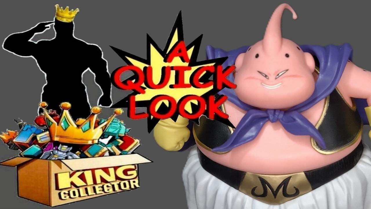 Fat Majin Buu Dragon Ball Z Solid Edge Works Banpresto Anime Statue Figure Quick Look Review
