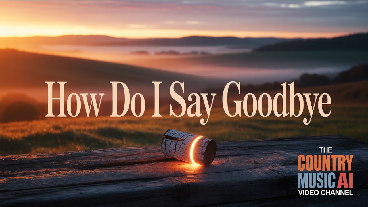 How Do I say Goodbye..... Emotional Country Hit
