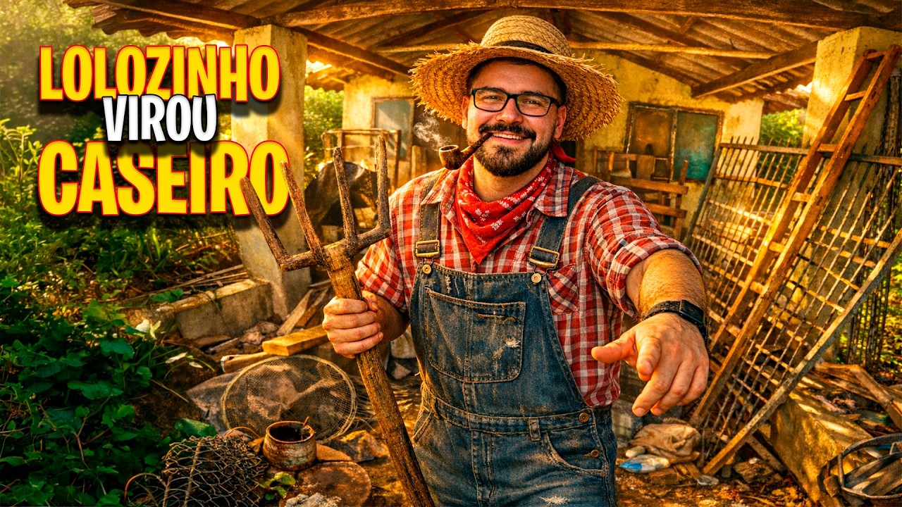 LOLOZINHO É O CASEIRO DESSA FAZENDA ABANDONADA HAHAHA!!!