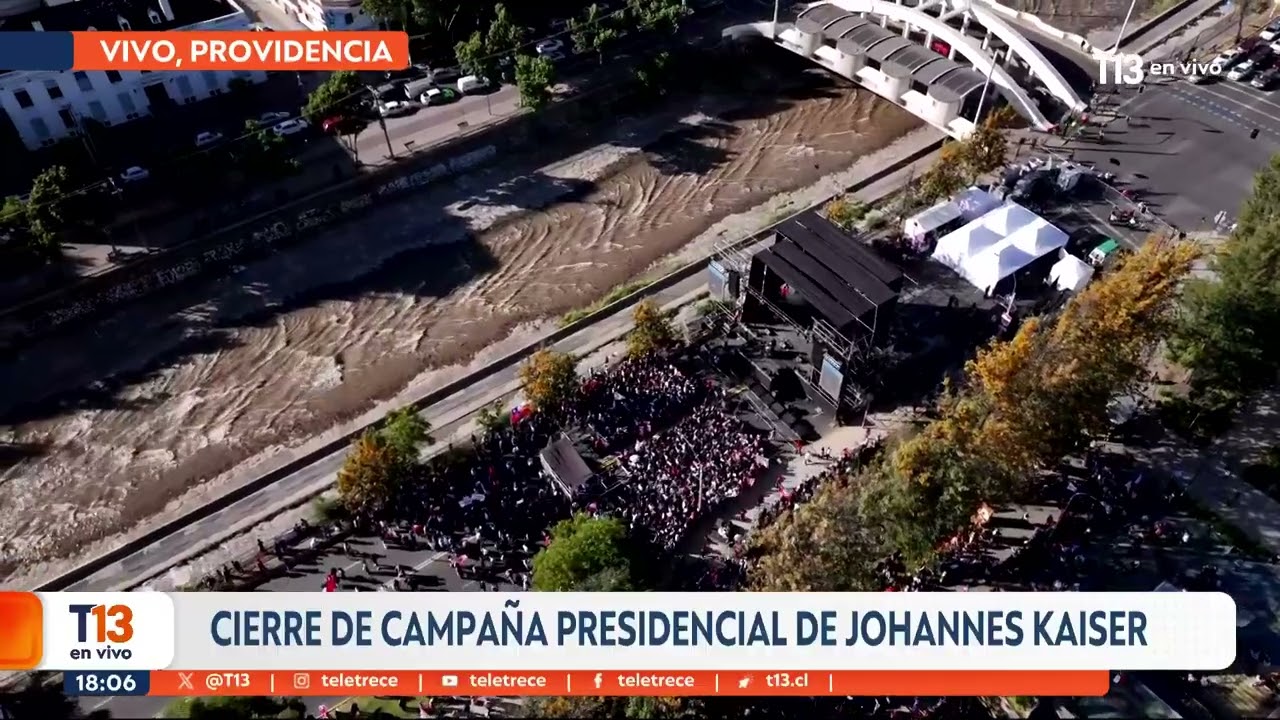 Cierre de campa&ntilde;a presidencial de Johannes Kaiser