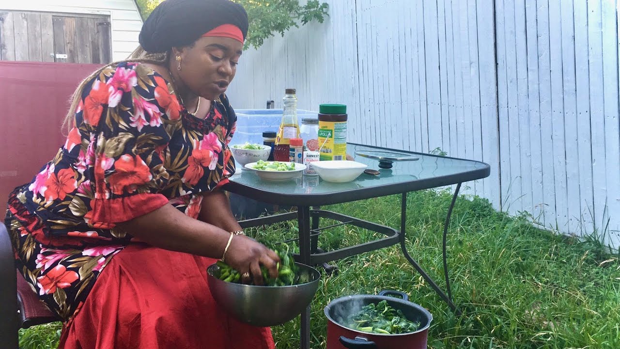 Légume Vert | NDUNDA Ya BITEKUTEKU // Green AMARANTH Plant //Cuisine Africaine Congolaise