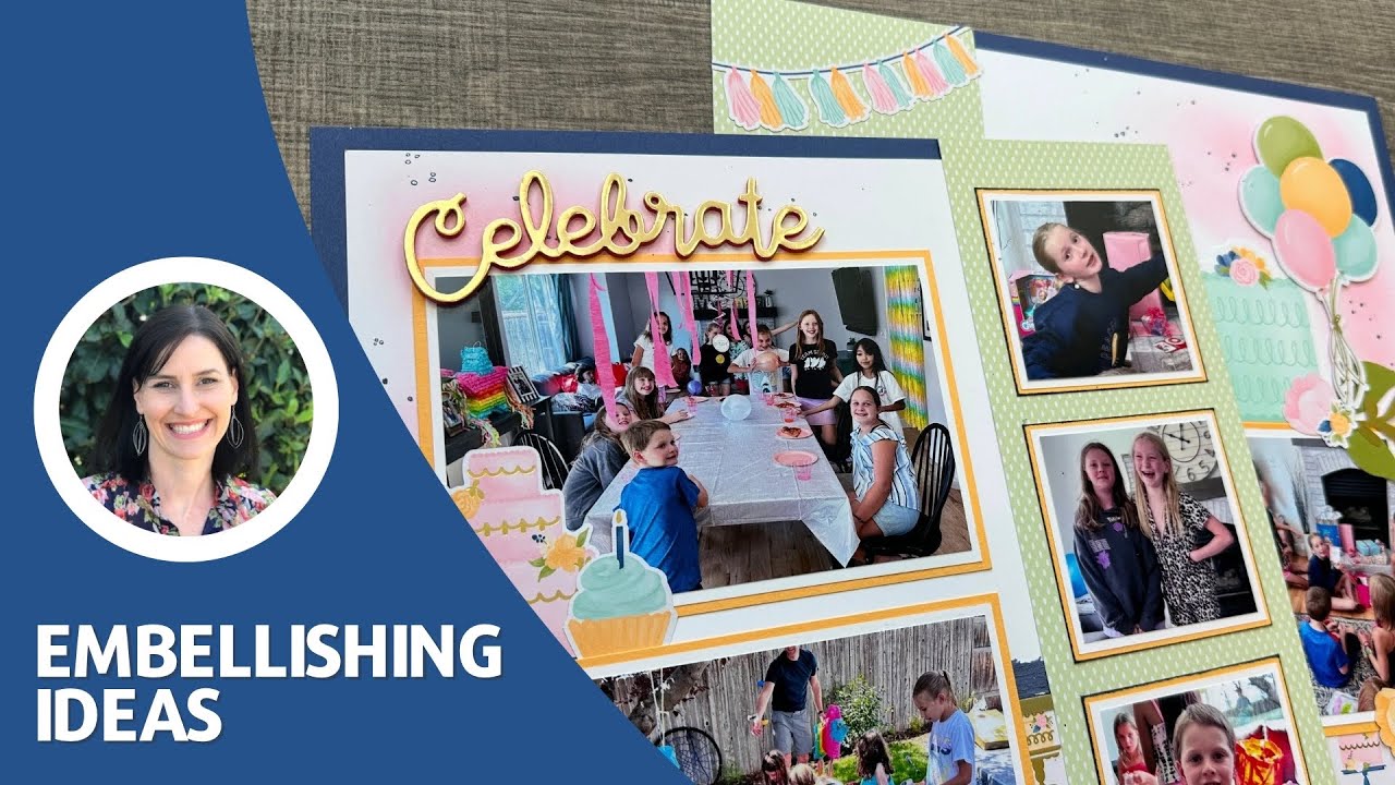 Embellishing Thought Process Explained | 12x12 Scrapbooking Idea