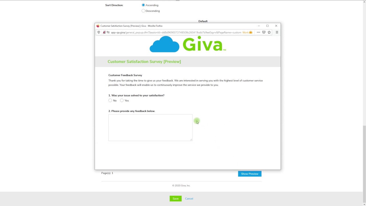 Configure Customer Satisfaction Surveys