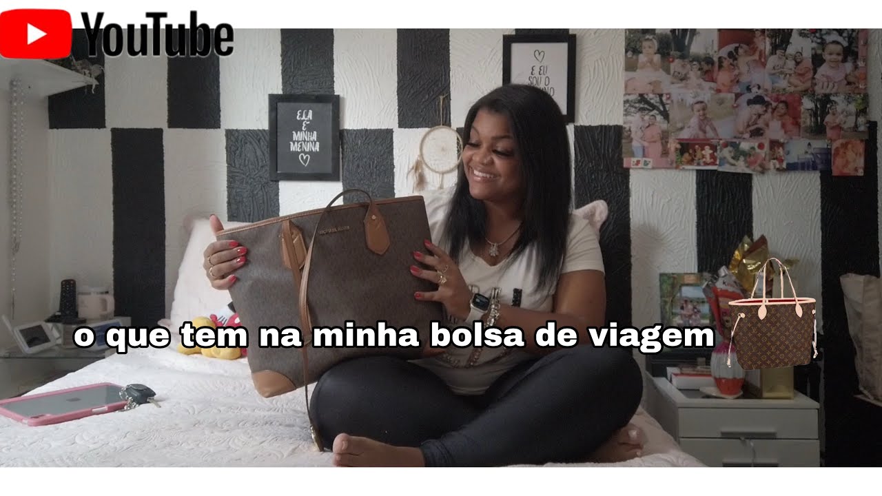 O que tem na minha bolsa de viagem