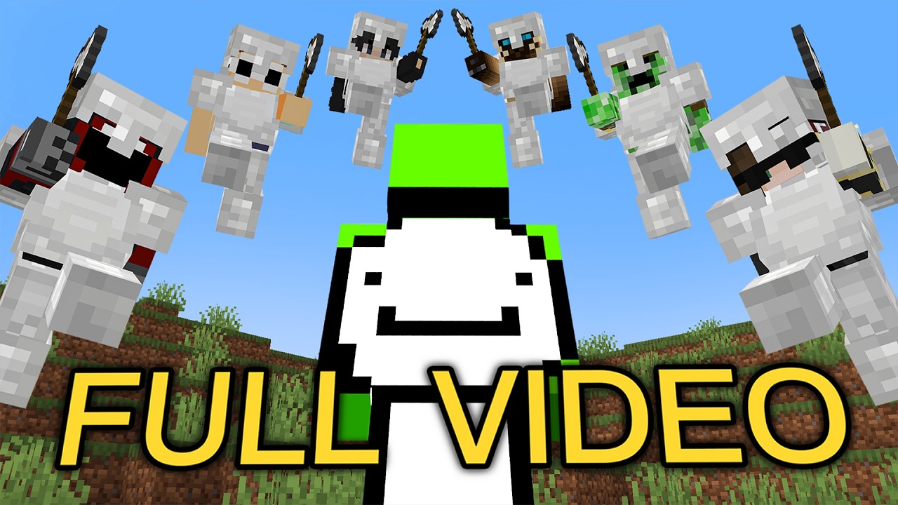 Minecraft Manhunt UNEDITED 6 Hunters