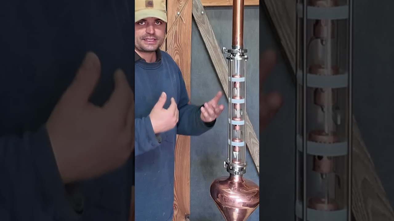 Der Aufbau meine Destille #handwerkskunst #destillieren #alkohol #schnaps #destille