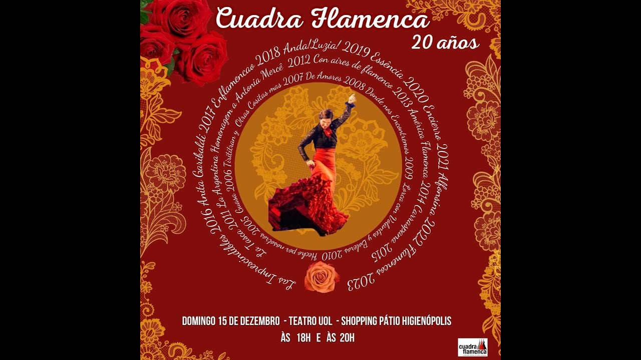 CUADRA  FLAMENCA 20 AÑOS - Espetáculo Cuadra Flamenca - dezembro de 2024 -
