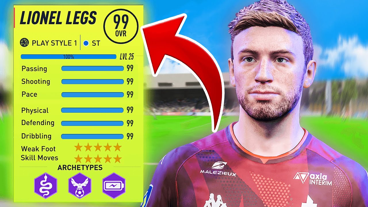 FIFA 22 THE BEST COMPETITIVE STRIKER BUILD ON PRO CLUBS (MAX LEVEL)