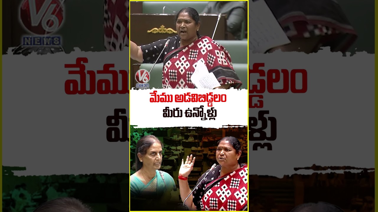 Minister Seethakka Hits Out Sabitha Indra Reddy In Assembly | V6 News