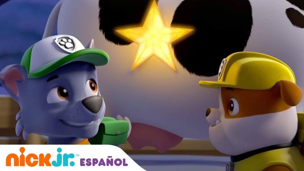 PAW Patrol | ¡La Patrulla Canina arregla el trineo de Santa Claus para Navidad! | Nick Jr. Español